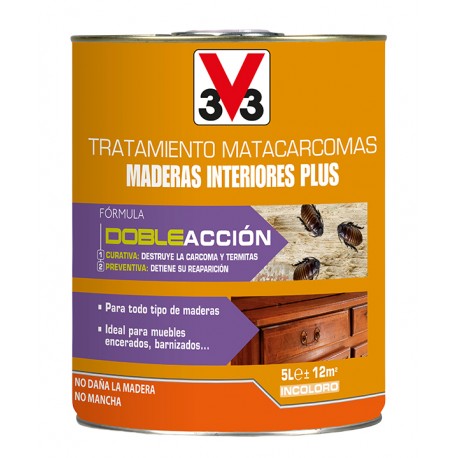 Matacarcomas Madera Interior Plus 5 L