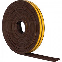 Burlete Caucho Marron 6mx9 Mm