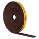 Burlete Caucho Tubular Marron 6mx9 Mm