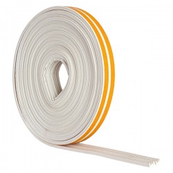 Burlete Caucho Blanco 6mx9 Mm