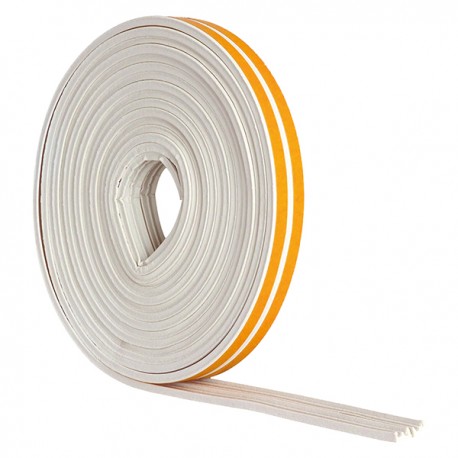 Burlete Caucho Blanco 6mx9 Mm