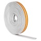 Burlete Caucho Tubular Blanco 6mx9 Mm