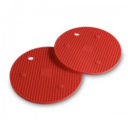 Salvamantel Silicona Iman Red Set-2 -
