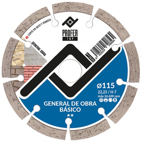 Disco General Obra 115x7mm