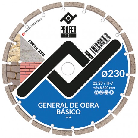 Disco General Obra 230x7mm