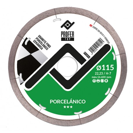 Disco Porcelanico 115x5 Mm