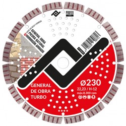Disco General De Obra Turbo 230x12 Mm