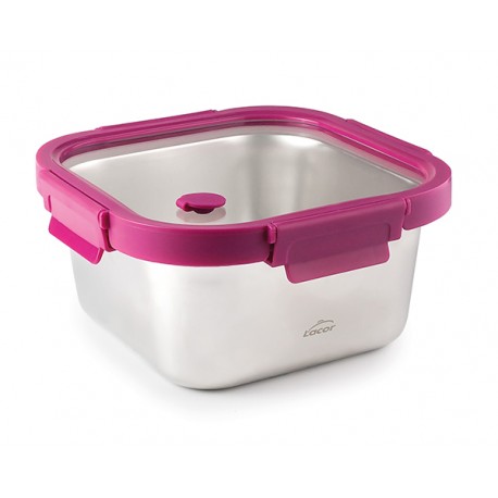 Hermetico Inox T/cristal Etern Cuadrad 640 Ml