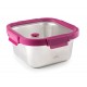 Hermetico Inox T/cristal Etern Cuadrad 1500 Ml