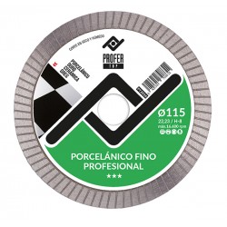 Disco Diamante Porcelanico Fino 115x8mm