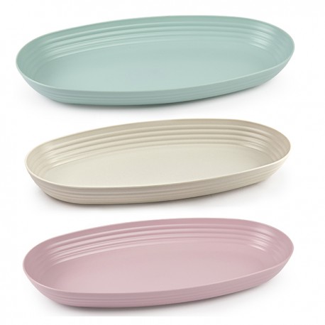 Bandeja Pp Classic Oval Surtida 22x39x4,5
