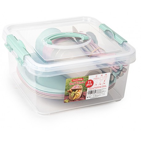 Set Picnic Pp 31 Pzs - 6 Servicios -