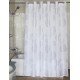 Cortina BaÑo Textil Anilla Facil Plata 180x200 Cm