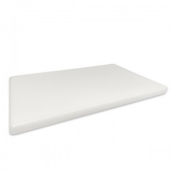 Tabla Cortar Profesional Pead Blanca 40x30x2 Cm