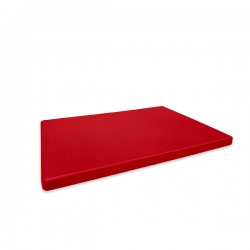 Tabla Cortar Profesional Pead Roja 40x30x2 Cm