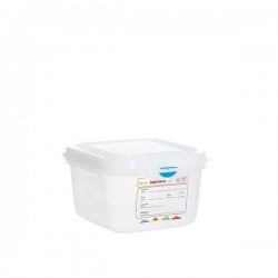 Contenedor Prof Gastronox 1/6 H100 Clips Color 18x16x10