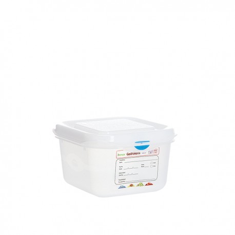 Contenedor Prof Gastronox 1/6 H100 Clips Color 18x16x10