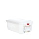 Contenedor Prof Gastronox 1/4 H100 4 Clips Color 27x16x10