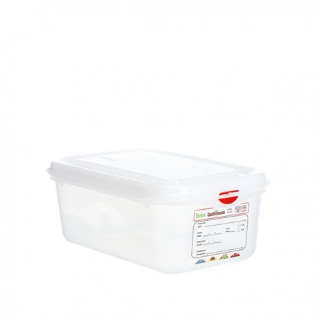 Contenedor Prof Gastronox 1/4 H100 4 Clips Color 27x16x10