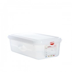 Contenedor Prof Gastronox 1/3 H100 4 Clips Color 33x18x10