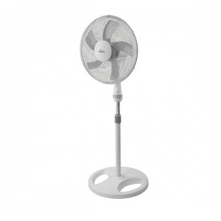 Ventilador Pie Oscilante Blanco 50 W