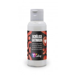 Pintura Manualidades Acrilica Blanco Sat 80 Ml