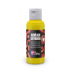 Pintura Manualidades Acrilica Amarillo Sat 80 Ml