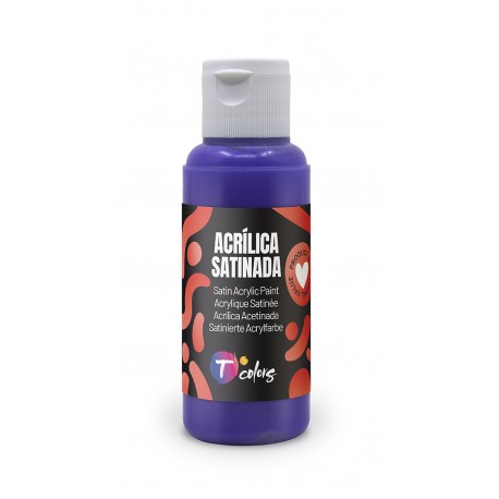Pintura Manualidades Acrilica Violeta Sat 80 Ml
