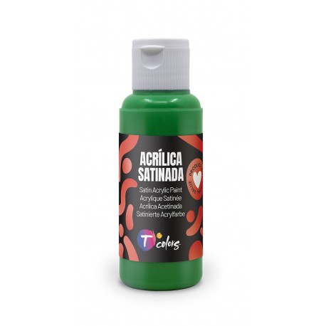 Pintura Manualidades Acrilica Verde Sat 80 Ml