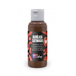 Pintura Manualidades Acrilica Marron Sat 80 Ml
