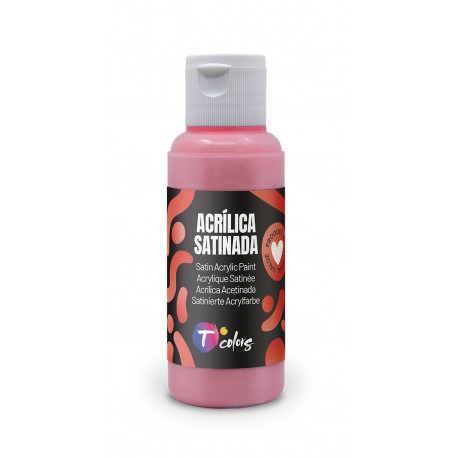 Pintura Manualidades Acrilica Rosa Sat 80 Ml