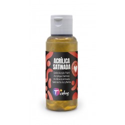 Pintura Manualidades Acrilica Oro Sat 80 Ml