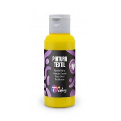 Pintura Textil Amarillo 80 Ml