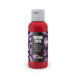 Pintura Textil Rojo 80 Ml