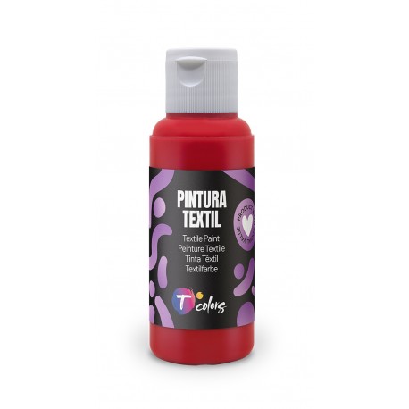 Pintura Textil Rojo 80 Ml