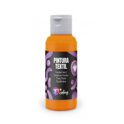 Pintura Textil Naranja 80 Ml