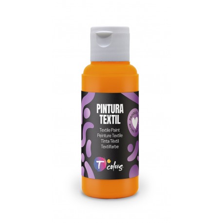 Pintura Textil Naranja 80 Ml