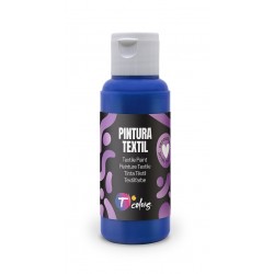 Pintura Textil Azul Ultramar 80 Ml