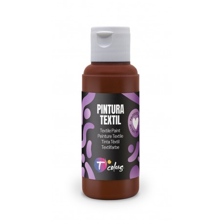 Pintura Textil Marron 80 Ml