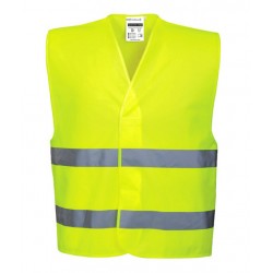 Chaleco A/v De Punto Amarillo Xl