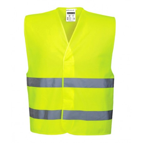 Chaleco A/v De Punto Amarillo Xl
