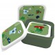 Fiambrera Almuerzo Infantil Futbol Set-3 -