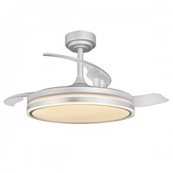 Ventilador Techo C/luz 3 Asp Retract Moss Griss 106 Cm