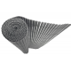 CaÑizo Pvc Doble Gris 1x3 M