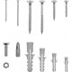 Taco + Tornillos Surtido Jg. 170 Pz -