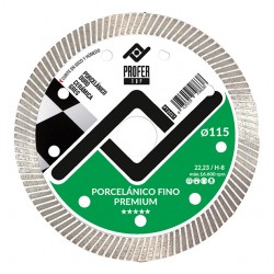 Disco Diamante Porcelanico Fino Pro 115x8mm