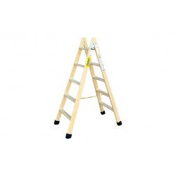 Escalera Madera Tijera 5+5 PeldaÑos Plabell