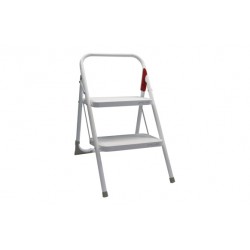 Taburete Plegable 2 PeldaÑos Homologado M/10 2 PeldaÑos Blan