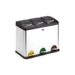 Cubo Reciclaje 3 Compartimientos 45 L Iris