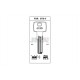 Llave Seguridad Laton Sts-38 Jma